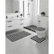 thumbnail image 2 of Juego De Alfombras De Baño 3 Piezas Suaves Y Absorbentes #13, 2 of 3
