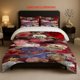 thumbnail image 1 of T.O.P Creative Collage Pattern Three-Piece Set Soft And Comfortable bedding Available in All Seasons, 1 of 5