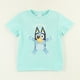 thumbnail image 1 of Polera Manga Corta Niño Turquesa Jump Bluey, 1 of 4