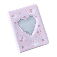 Bothyi - Mini Álbum De Fotos De 3 Pulgadas, Fundas Para Tarjetas Fotográficas, 20 Hojas, 40 Bolsillos Para Cumpleaños, Gato Blanco