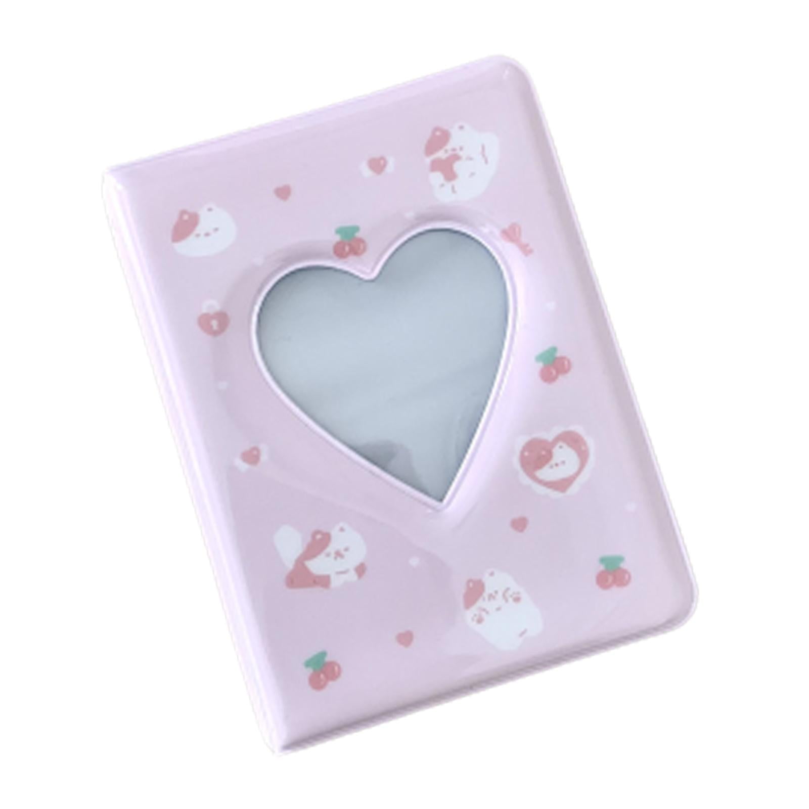 Bothyi - Mini Álbum De Fotos De 3 Pulgadas, Fundas Para Tarjetas Fotográficas, 20 Hojas, 40 Bolsillos Para Cumpleaños, Gato Blanco