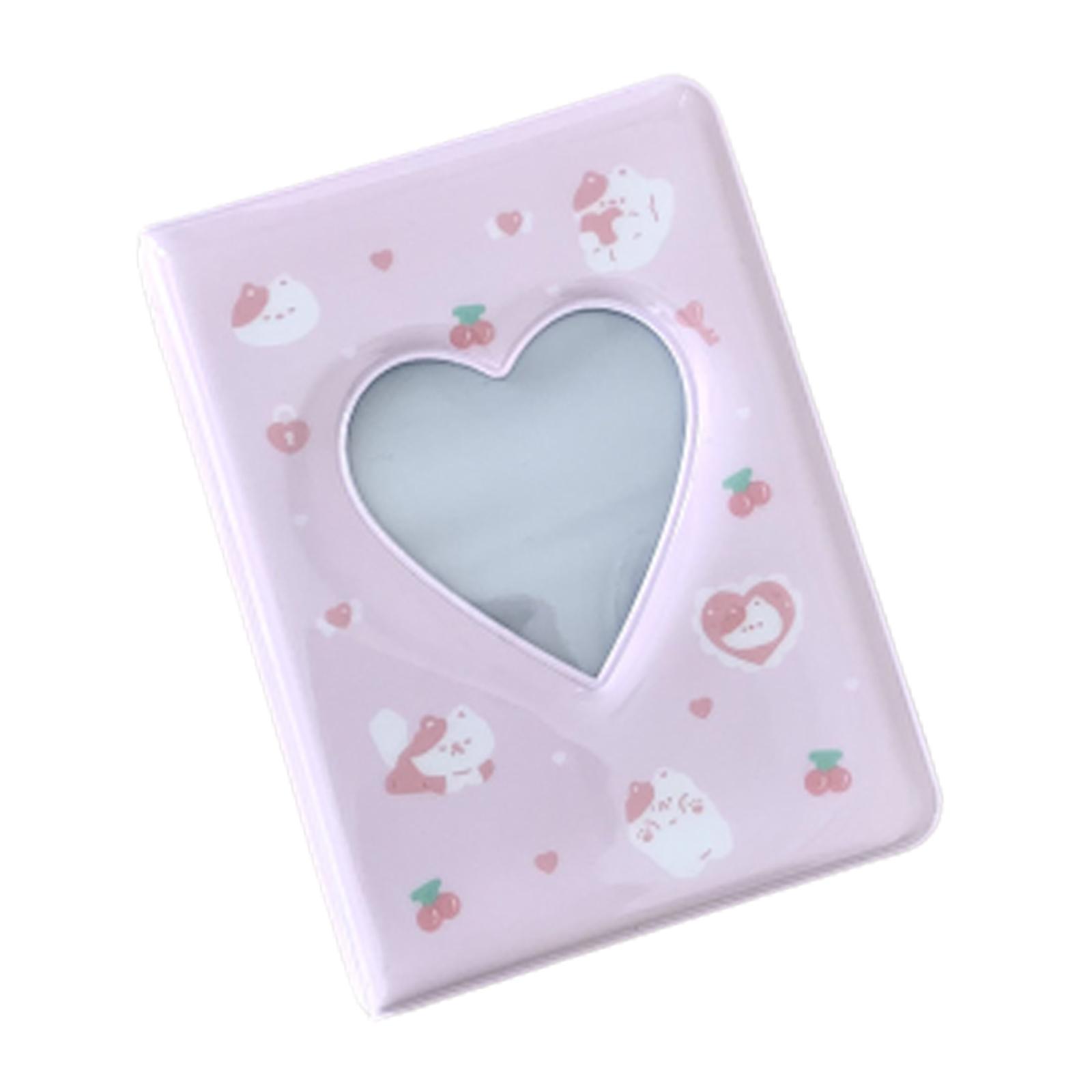 Bothyi - Mini Álbum De Fotos De 3 Pulgadas, Fundas Para Tarjetas Fotográficas, 20 Hojas, 40 Bolsillos Para Cumpleaños, Gato Blanco