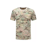 Genérico - Polo Militar Airsoft, Trekking Camping, Color Multicam, Talla S