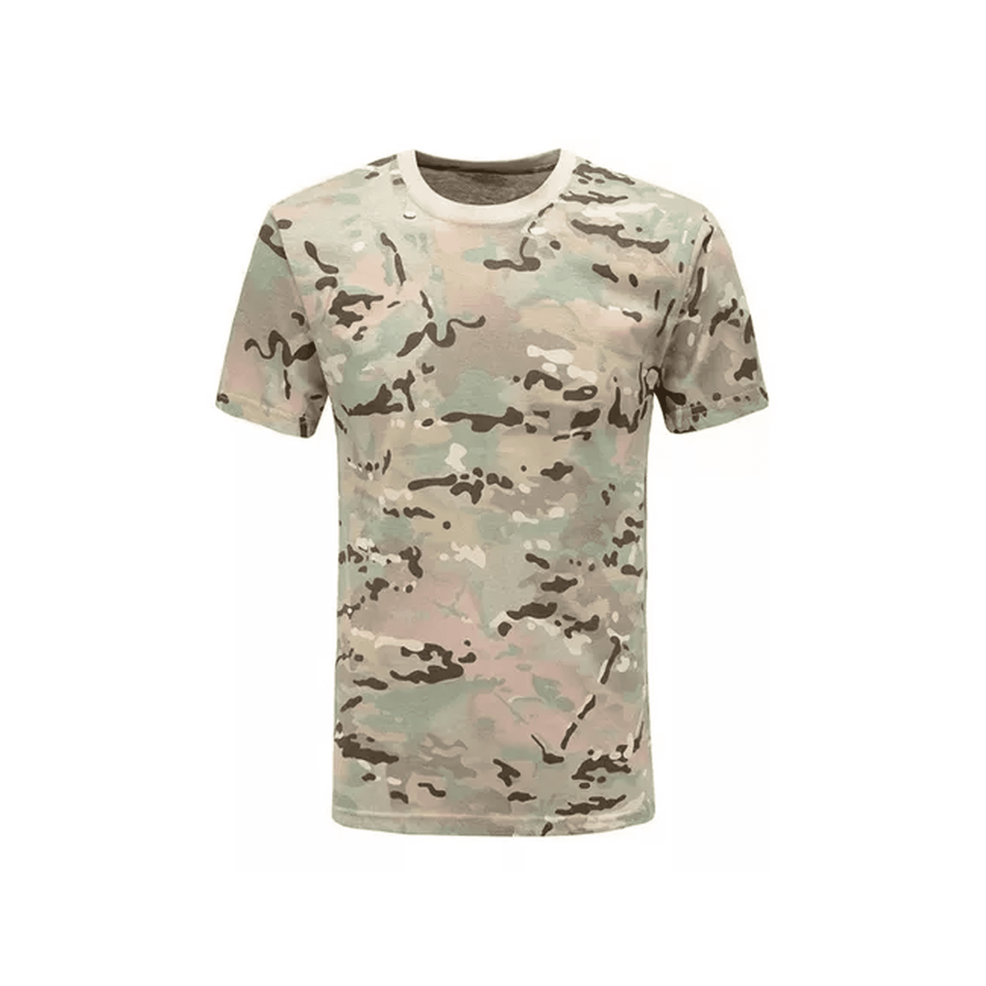 Genérico - Polo Militar Airsoft, Trekking Camping, Color Multicam, Talla S