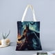 thumbnail image 2 of Batman / Bat Man Bolso de tela con estampado de lienzo para mujer, bolsa de compras reutilizable y estética, con cremallera interior, regalo para mujer,38*45cm., 2 of 6