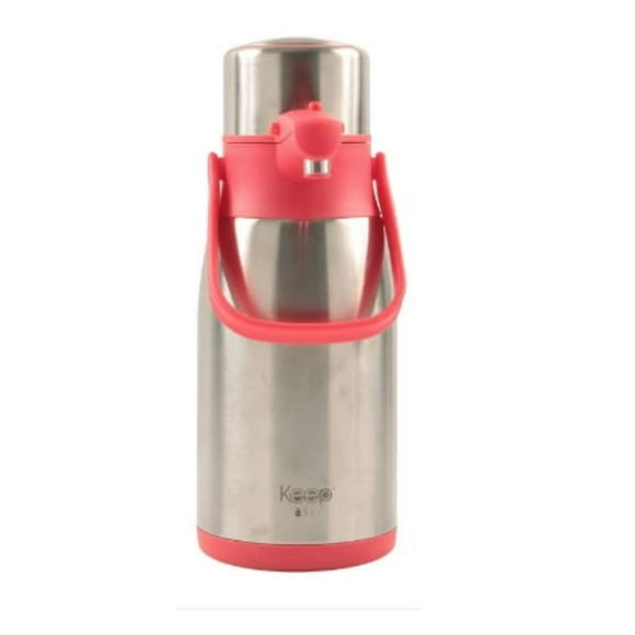 Termo Sifon Keep 3 Litros Acero Inoxidable Botellon Rosa