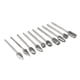 thumbnail image 2 of 10 Piezas 3x6mm Carburo Rotatorio Burr Die Grinder Tallado Bit, 2 of 5