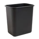 thumbnail image 1 of Papelera de basura United Solutions, 28 litros y 7 galones, negra, 1 of 3
