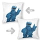 thumbnail image 2 of Monstruo de las Galletas Fundas de almohada de terciopelo con tema, regalos de funda de almohada, decoración para el hogar, cojín de lanzar, regalo de cumpleaños para fans y parejas. 60cm x 60cm., 2 of 6