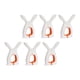 thumbnail image 1 of 6 Piezas Clips De Plástico Para Toallas De Playa Clips Para Sillas Soporte Para Toallas Para Sillas De Piscina S Blanco Naranja, 1 of 5