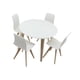 thumbnail image 1 of Juego De Mesa Y Sillas Para Casa De Muñecas, Escala 1:12, Ideal Como Regalo Para Proyectos De Bricolaje, Mesa De Arena, 1 of 5