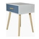 thumbnail image 3 of SET 2 VELADORES DORMITORIO DOVER 1 CAJON CELESTE BLANCO, 3 of 3