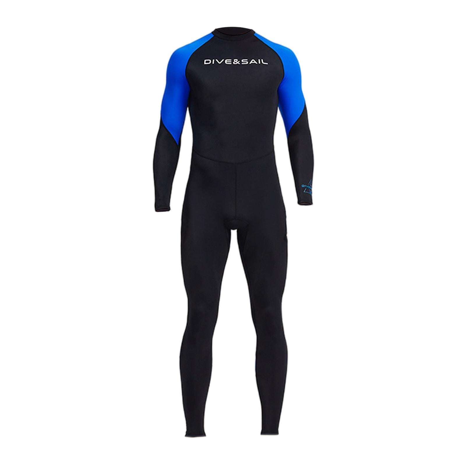 Magideal - Traje De Buceo Para Hombre Para Deportes Acuáticos Con Cremallera En La Espalda, Traje De Cuerpo Entero Para Surf M