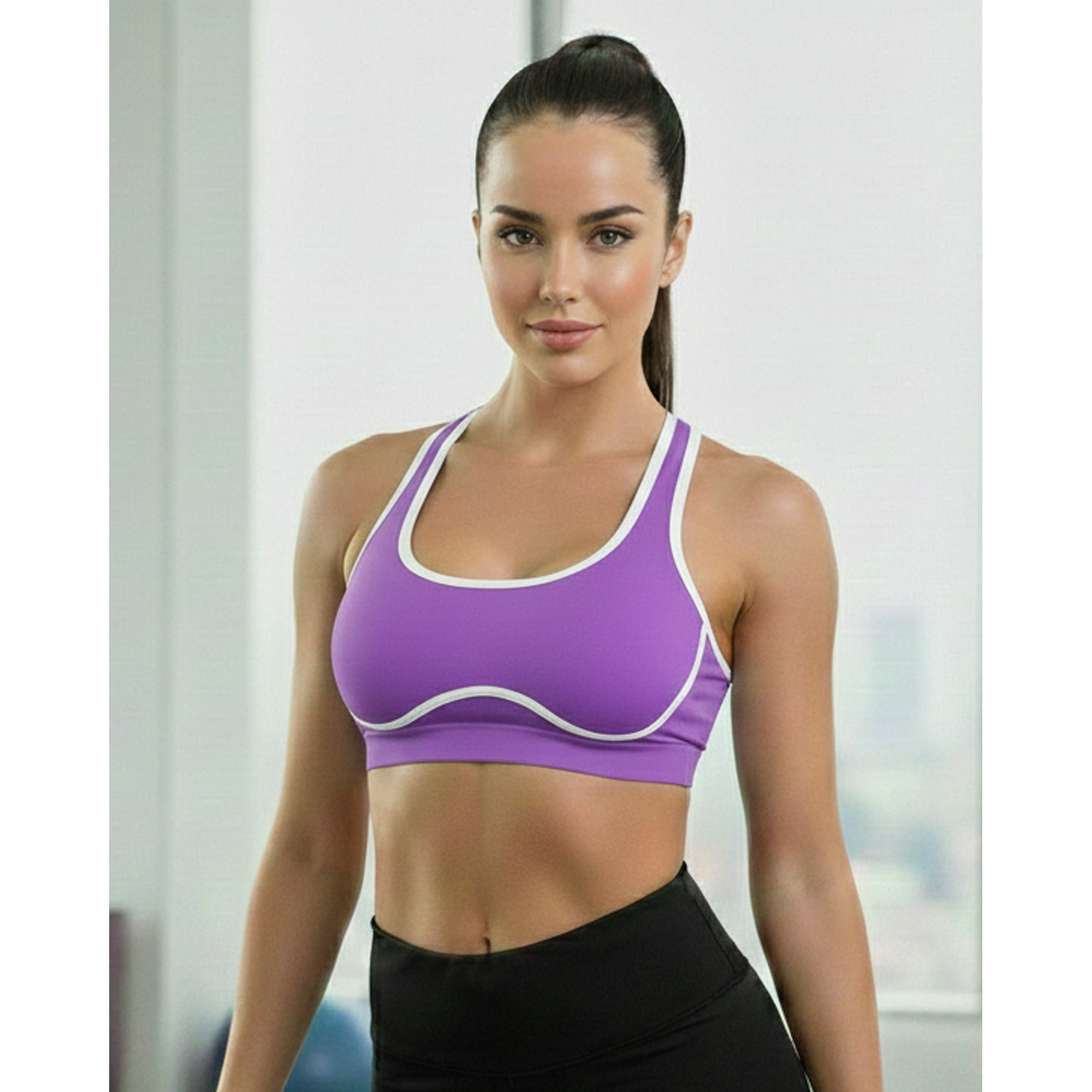 Flix Spa - Sujetador Deportivo Mujer Moderno Soporte Medio