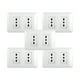 thumbnail image 1 of Pack 5 Tomacorriente Doble 10/16A 250V Blanco, 1 of 4