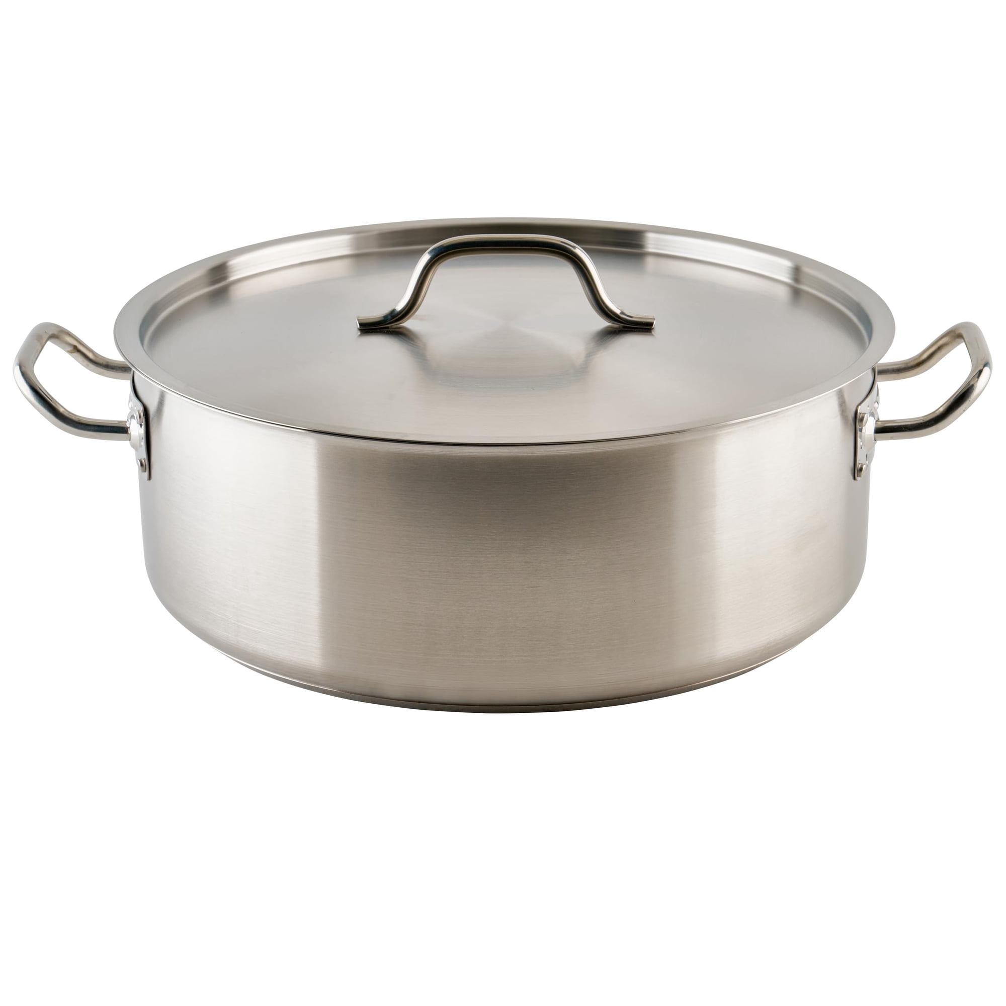 Winware - Brazier Winco De Acero Inoxidable De Calidad Comercial, 20 Litros, Con Tapa