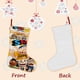 thumbnail image 3 of Jeffy SML el Rapero Tema: Calcetines de Navidad, fino lino blanco para colgar en escaleras y chimenea, decoración navideña para el hogar, regalo de Navidad.54cm×38cm, 3 of 5