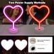 thumbnail image 3 of Lámpara De Neón En Forma De Corazón Rosa Led Usb Y Pilas, 3 of 7