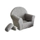 thumbnail image 3 of Juego De Sofás Para Posar Accesorios Para Fotos De Bebés Juego De Almohadas Y Cojines Amigable Con La Piel Para Bebés Gris, 3 of 5