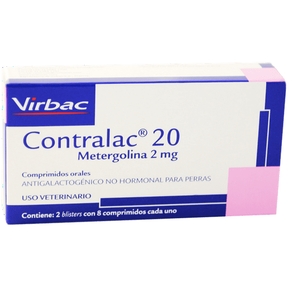Contralac 20 Virbac 16 comprimidos