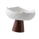 thumbnail image 1 of Plato De Cerámica Para Cena, Elegante Y Decorativo, Para Ensalada, Desayuno, Merienda, Color Blanco., 1 of 5