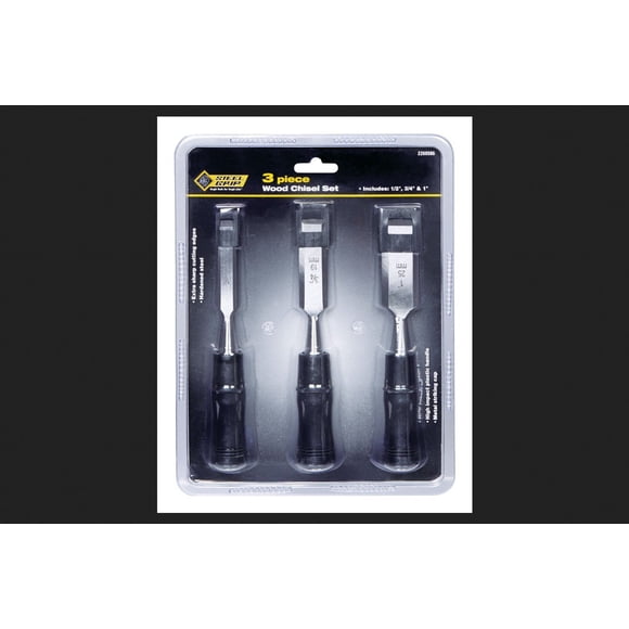 Juego de cinceles para madera ACE Trading/General Tech Intl 2260586, 3 piezas