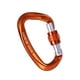 thumbnail image 2 of Hebilla De Mosquetón En Forma De D Clip De Mosquetón Peque?o Para Rappel Espeleología Camping Naranja, 2 of 5