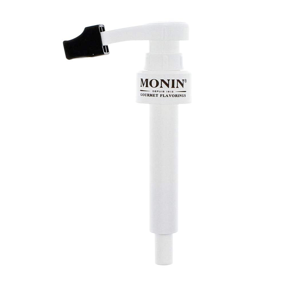 Bomba Para Jarabe Monin Para Botellas De 750 Ml Con Tapa, Blanca