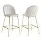 thumbnail image 1 of Pack 2 Taburetes Maya Velvet Beige 66 cm | Estilo Elegante y Cómodo, 1 of 4