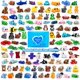 thumbnail image 1 of Set de 58 Figuras de Animales Impresas en 3D – Zaviroxel, 1 of 8