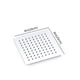 thumbnail image 1 of 1pc Ultra-Thin Stainless Steel Rainfall Shower Head - Enhance Your Bathing Experience with a Soothing Spray, 1 of 5