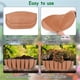 thumbnail image 3 of Forros de coco para plantadores 30 pulgadas, forros de caja de ventana de 3 paquetes, forros de fibra de coco para plantadores cestas de flores plantas al aire libre de jardín, 3 of 3