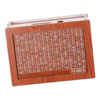 Magideal - Caja De Madera Para Ahorrar Dinero, Hucha, Tarro De Dinero Digital Para Contar, Con Estuche De Almacenamiento De Objetivo Para Contar, Hucha, Hucha Se Puede Almacenar 10000 Usd