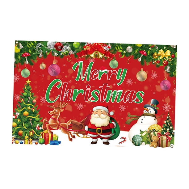 Pancarta Colgante Para Puerta De Garaje Navideña, Pancarta Navideña Para Cubrir El Garaje Para Fiestas, Estilo A