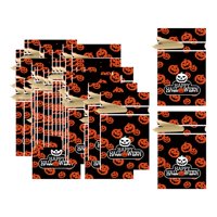 Bothyi - 50 Bolsas De Dulces De Halloween, Bolsas De Regalo Para El Hogar, Boda, Navidad, Calabaza Naranja