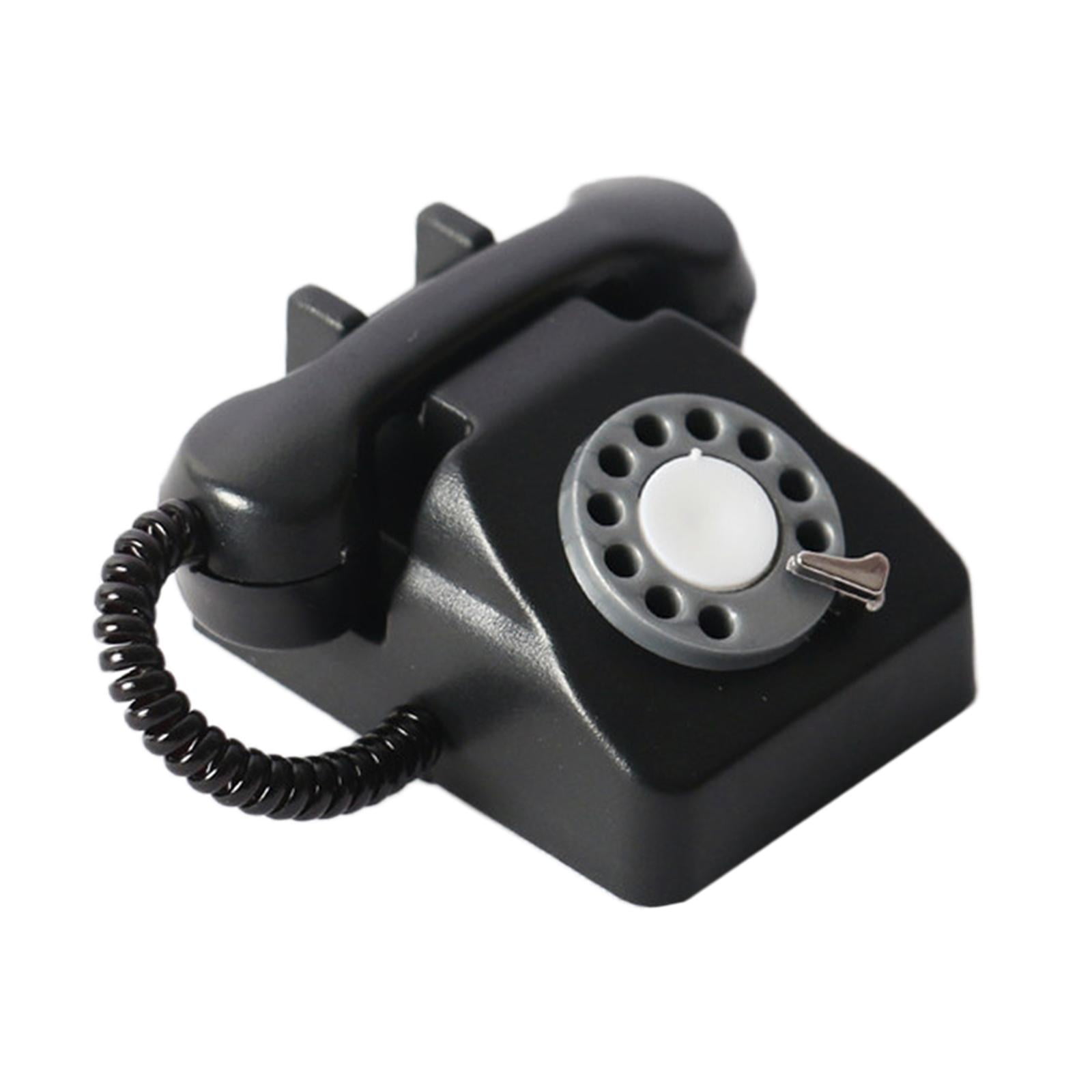 Magideal - Modelo De Teléfono En Miniatura A 1/12, Muebles, Juguetes, Regalos Para Niños, Mini Casa De , Teléfono En Miniatura Para Decoración De