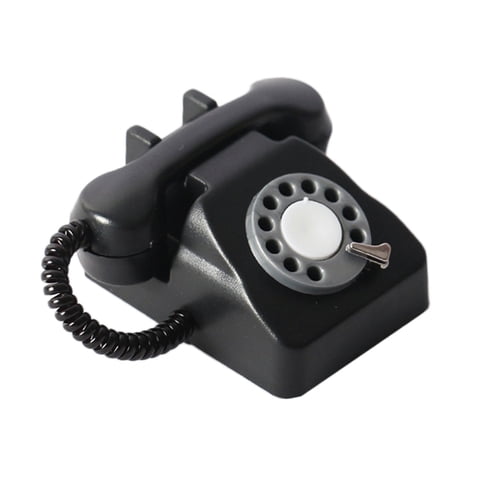 Magideal - Modelo De Teléfono En Miniatura A 1/12, Muebles, Juguetes, Regalos Para Niños, Mini Casa De , Teléfono En Miniatura Para Decoración De