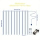 thumbnail image 1 of 300 LED Solar Curtain Light With Remote Control 8 Lighting Modes, IP65 Waterproof Copper Wire Lights For Christmas Party Wedding Home Bedroom Garden Wall Decorations, 1 of 5