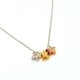 thumbnail image 1 of Collar con Trio de Estrellas de Plata 925 y enchapadas en Oro de 18k, 1 of 2