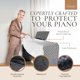 thumbnail image 2 of Funda para piano digital Clairevoire blanco perla 133 × 30 cm, 2 of 7