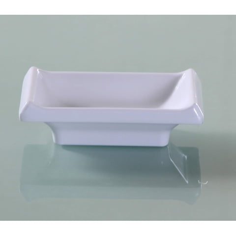 Salsera Yanco Osaka-2 De Melamina Blanca, 3,75 X 2,5 Cm, 72 Unidades