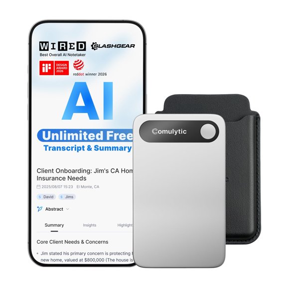Grabadora de voz Comulytic Note Pro AI 16 GB Wi‑Fi