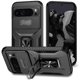 thumbnail image 1 of Funda Armada para Google Pixel 9 Pro XL con Tapa Deslizante y Soporte Magnético Giratorio Negro, 1 of 5