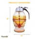 thumbnail image 3 of Dispensador de miel Hunnibi, vidrio antigoteo de 240 ml con tapa de plástico, 3 of 6