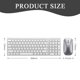 thumbnail image 4 of Teclado inalámbrico Bluetooth de modo dual de 2,4 G para negocios, silencioso, para cargar tabletas y portátiles, 4 of 5