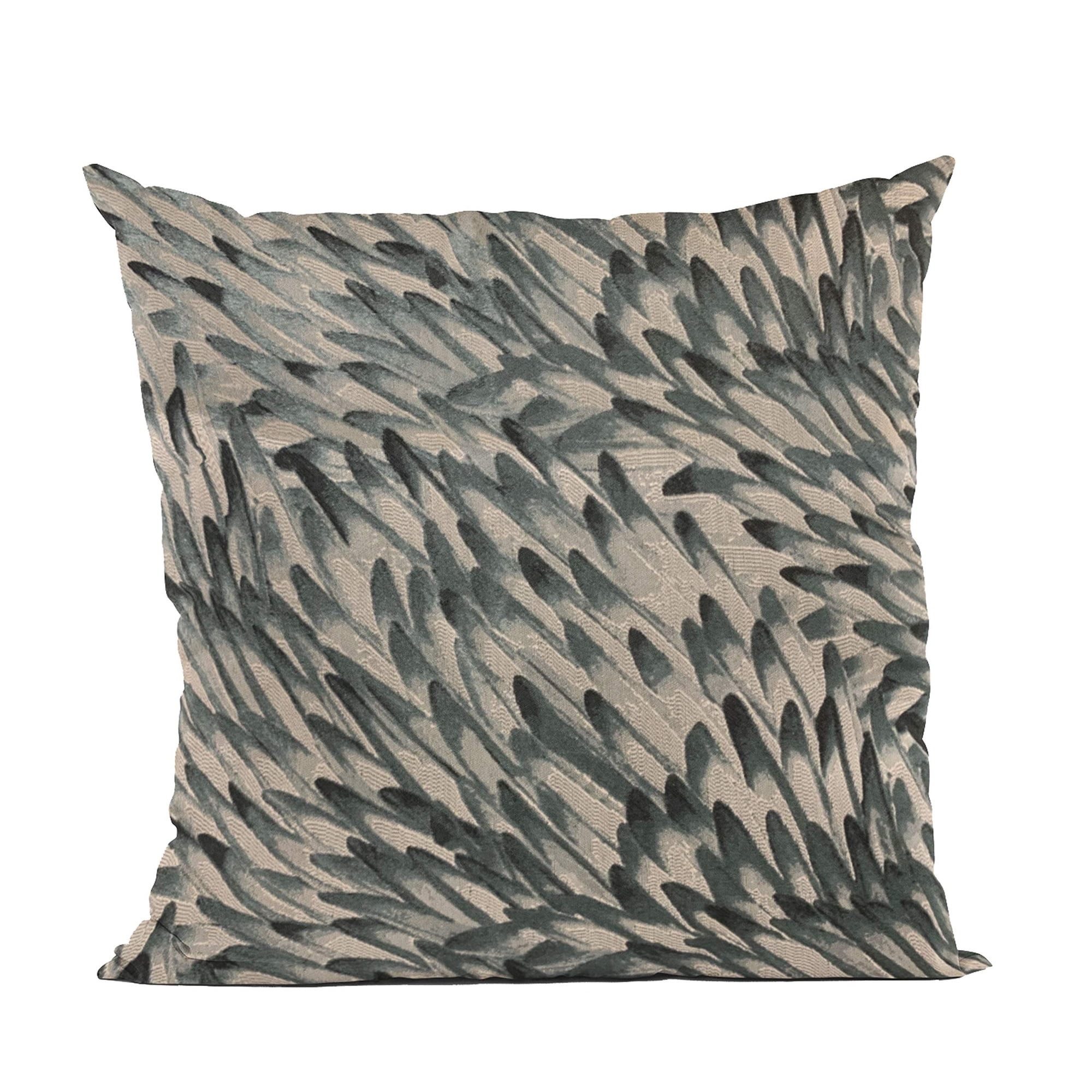 Cojín Plutus Brands Verde Y Negro Plutus Bird Feather