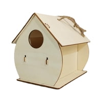 Ioensy - Caja Colgante De Jaula De Cría De Casa De Pájaros De Madera Para Decoración De Mascotas De Observación De Aves