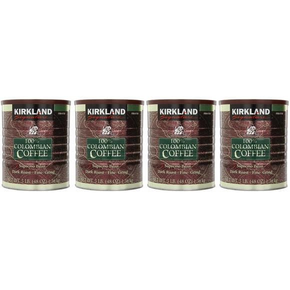 Café Kirkland Supremo en grano, tueste oscuro, paquete de 4, 5,4 kg