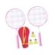 thumbnail image 3 of Juego de bádminton y tenis para niños Raquetas de tenis Pelotas de bádminton resistentes Raquetas de tenis para niños Raqueta de bádminton para niñas Rosa, 3 of 5