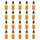 thumbnail image 5 of 20 piezas mini botellas de ámbar marrón recargable de aceite esencial de vidrio vacías 3 ml, 5 of 5